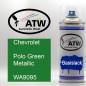 Preview: Chevrolet, Polo Green Metallic, WA9095: 400ml Sprühdose, von ATW Autoteile West.